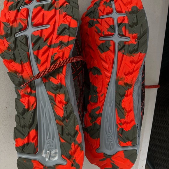 Asics Gray and Orange Athletic Shoes for Performance-Size 13 - Picture 12 of 12